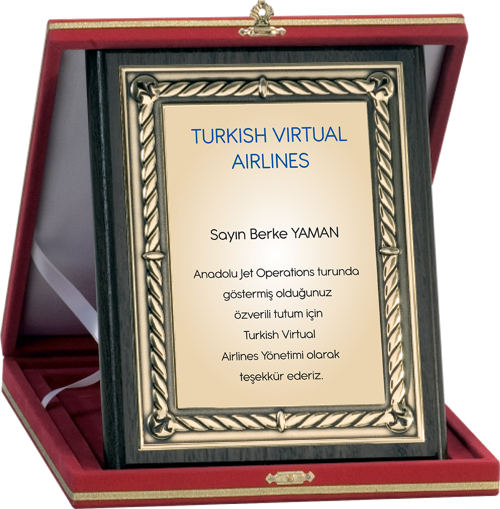- Ahşap Plaketler - PL-081-M A - 18x24 cm