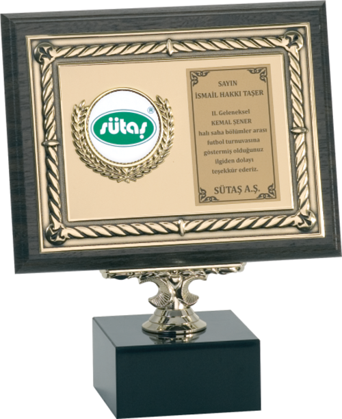 - Ahşap Plaketler - PL-084 A - 18x24 cm