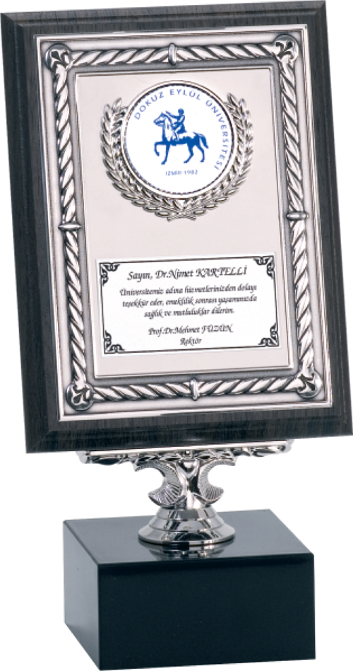 - Ahşap Plaketler - PL-086 B - 15x20 cm