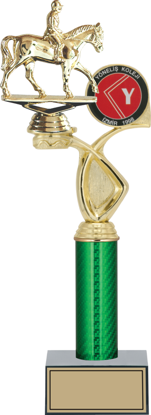 - Figürlü Kupalar - At / Binici Figürlü Kupalar FG-018 A - 39 cm