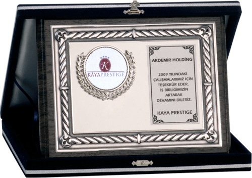 - Ahşap Plaketler - PL-087 A - 18x24 cm