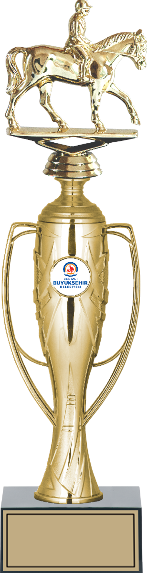 - Figürlü Kupalar - At / Binici Figürlü Kupalar FG-026 C - 38 cm
