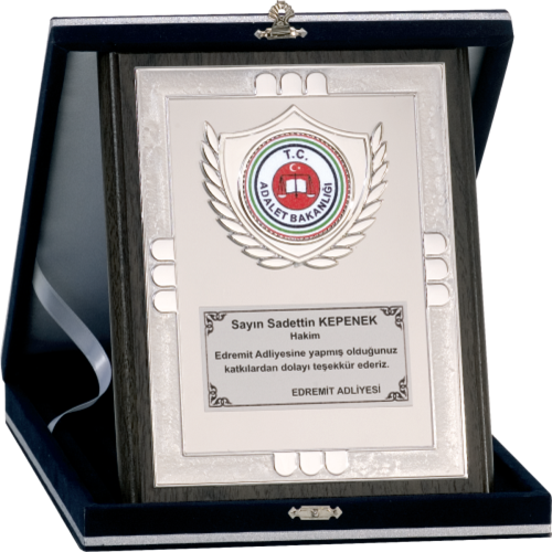 - Ahşap Plaketler - PL-029 A - 18x24 cm