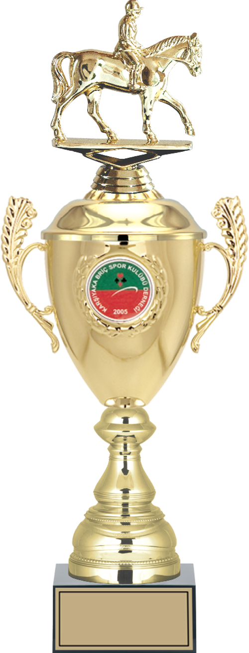 - Figürlü Kupalar - At / Binici Figürlü Kupalar FG-080 B - 47 cm