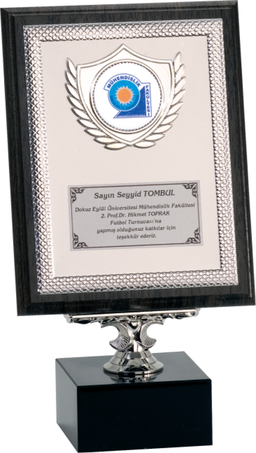 - Ahşap Plaketler - PL-090 A - 18x24 cm
