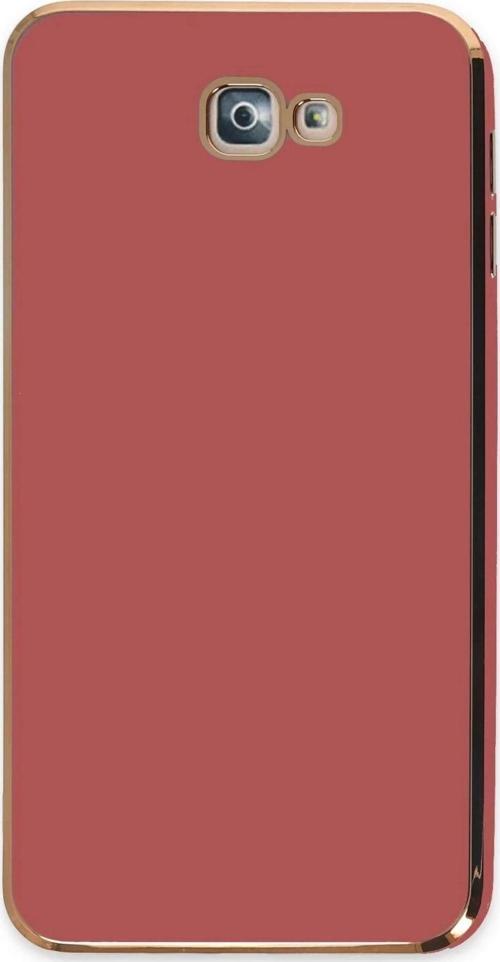 Samsung Galaxy J7 Prime Kılıf Volet Silikon - Kırmızı