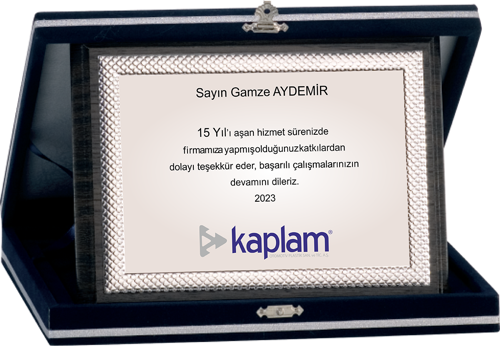 - Ahşap Plaketler - PL-091-M B - 15x20 cm
