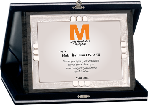 - Ahşap Plaketler - PL-031-M A - 18x24 cm