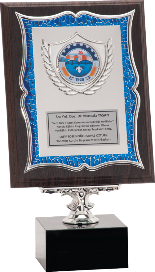 - Ahşap Plaketler - PL-034 A - 18x24 cm