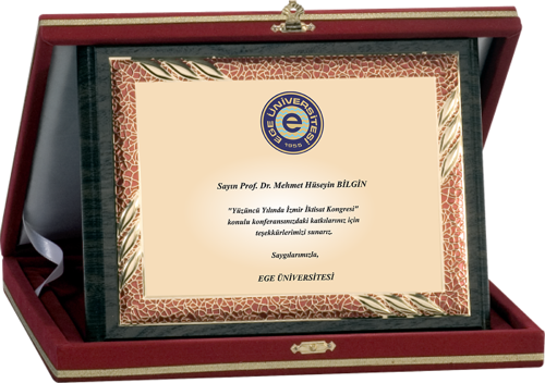 - Ahşap Plaketler - PL-095-M A - 18x24 cm