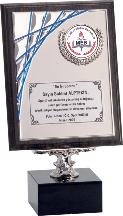 - Ahşap Plaketler - PL-098 A - 18x24 cm