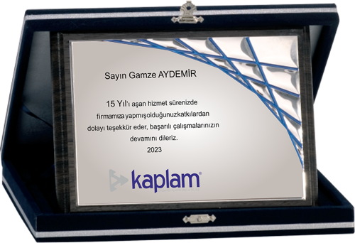 - Ahşap Plaketler - PL-099-M B - 15x20 cm