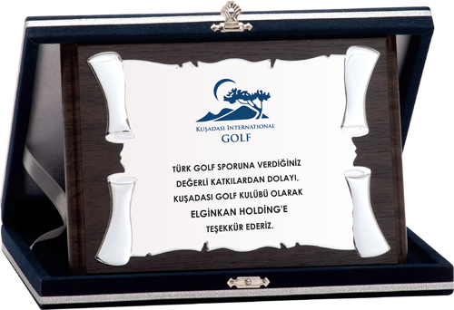- Ahşap Plaketler - PL-039-M B - 15x20 cm