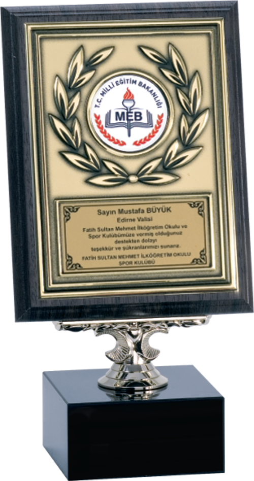 - Ahşap Plaketler - PL-114 B - 15x20 cm