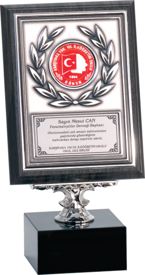 - Ahşap Plaketler - PL-116 B - 15x20 cm