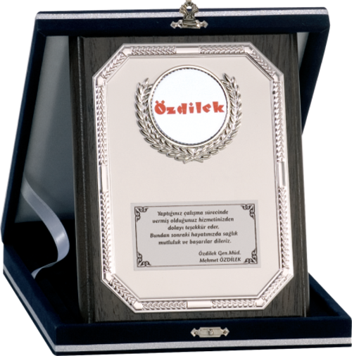 - Ahşap Plaketler - PL-045 B - 15x20 cm