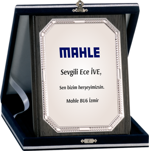 - Ahşap Plaketler - PL-045-M B - 15x20 cm