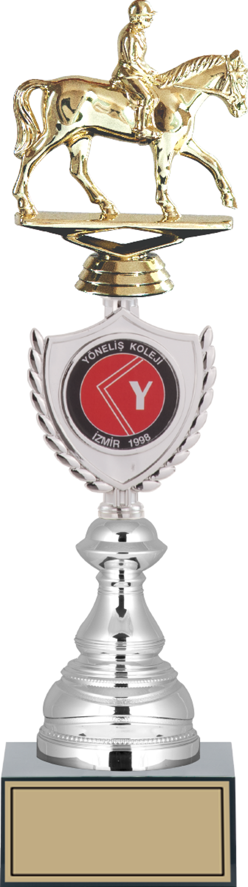 - Figürlü Kupalar - At / Binici Figürlü Kupalar FG-035 C - 38 cm