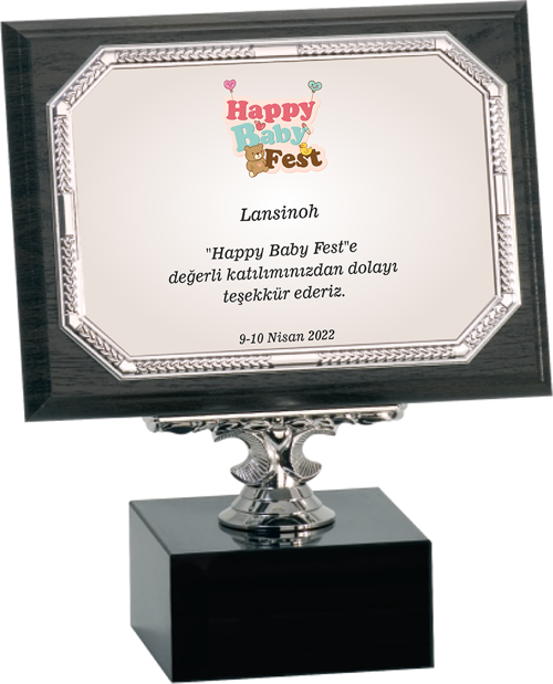 - Ahşap Plaketler - PL-048-M B - 15x20 cm