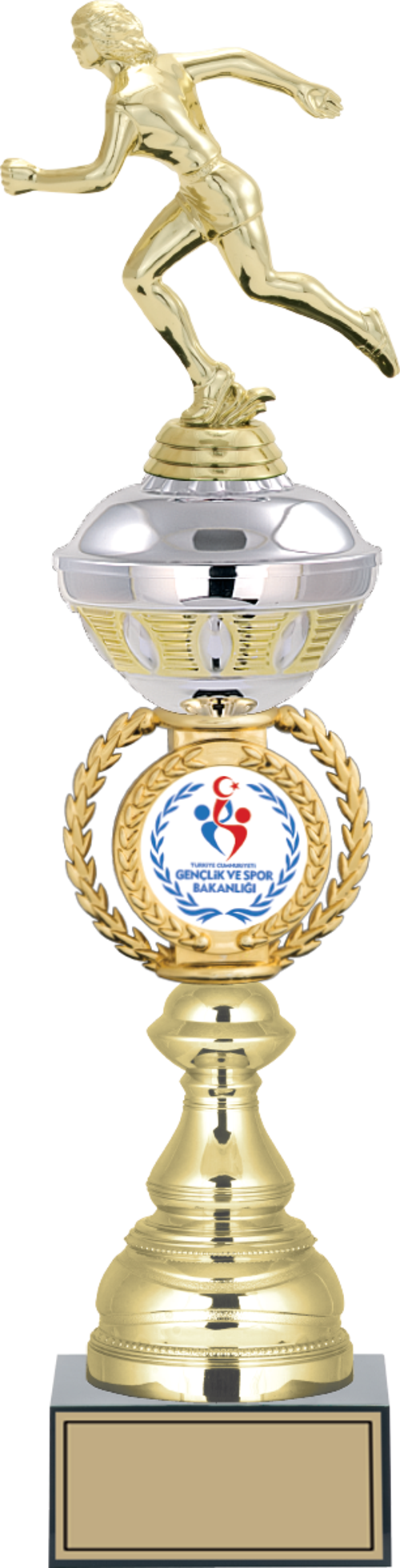 - Figürlü Kupalar - Atletizm Kadın Figürlü Kupalar FG-066 B - 47 cm