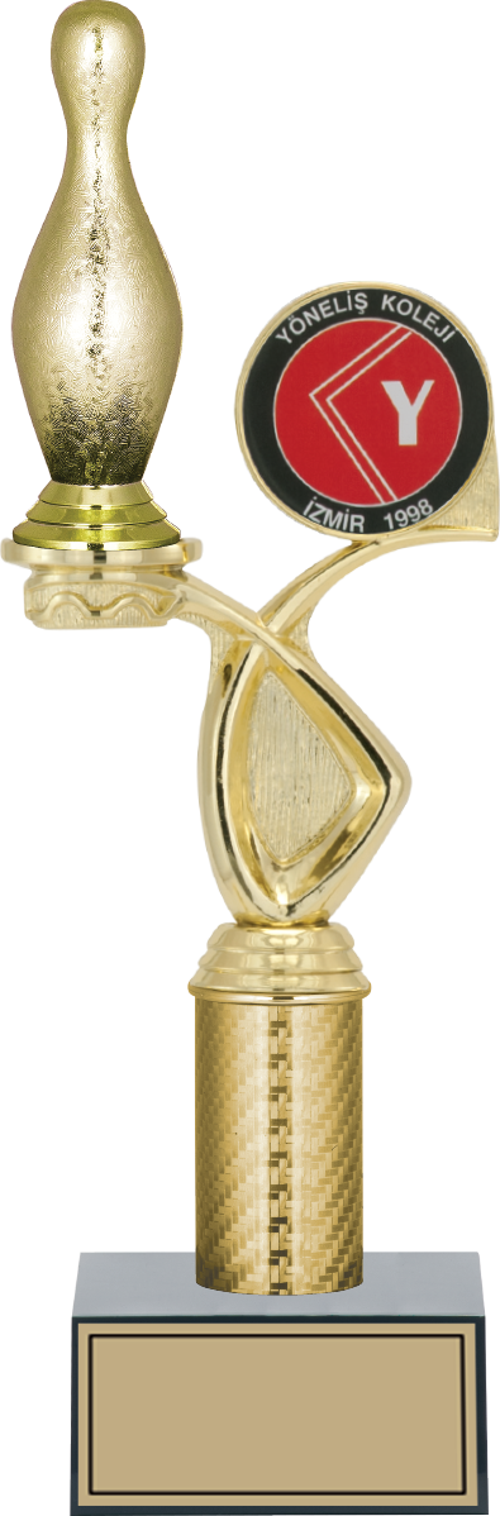 - Figürlü Kupalar - Bowling / Pin Figürlü Kupalar FG-015 C - 35 cm