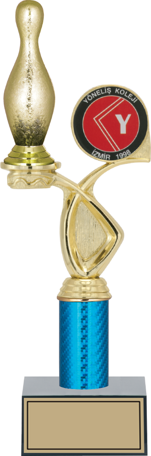 - Figürlü Kupalar - Bowling / Pin Figürlü Kupalar FG-017 C - 35 cm