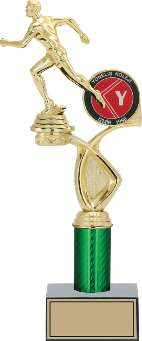 - Figürlü Kupalar - Atletizm Erkek Figürlü Kupalar FG-018 C - 35 cm