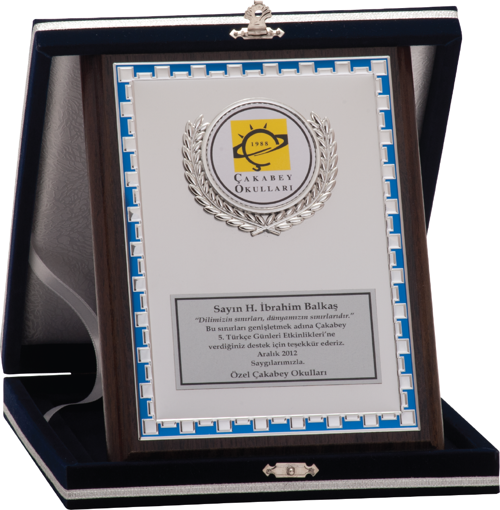 - Ahşap Plaketler - PL-049 B - 15x20 cm