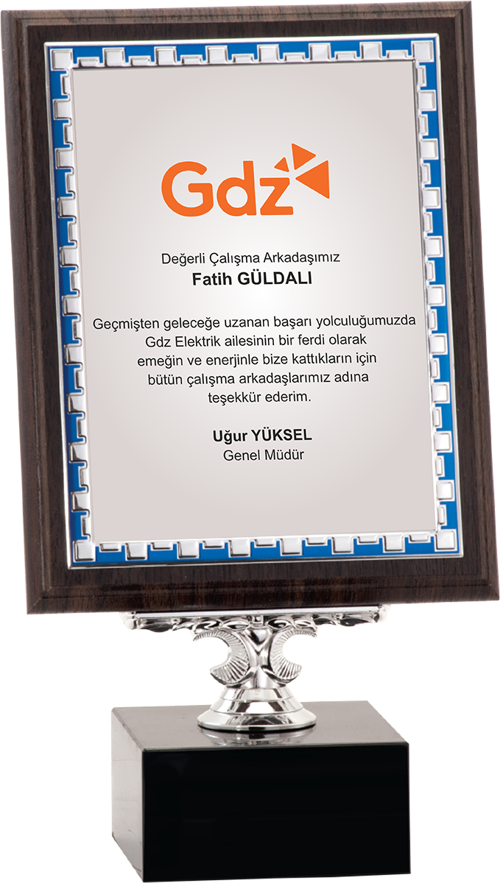 - Ahşap Plaketler - PL-050-M A - 18x24 cm