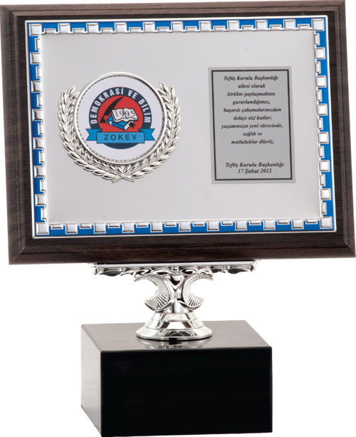 - Ahşap Plaketler - PL-052 B - 15x20 cm