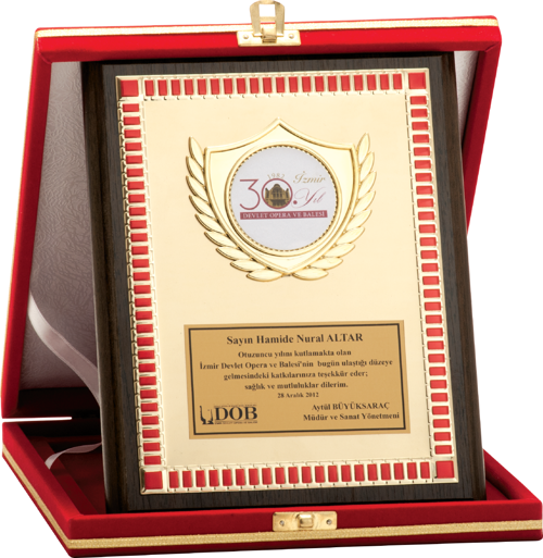 - Ahşap Plaketler - PL-053 A - 18x24 cm