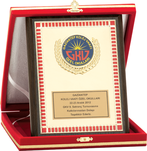 - Ahşap Plaketler - PL-053 B - 15x20 cm