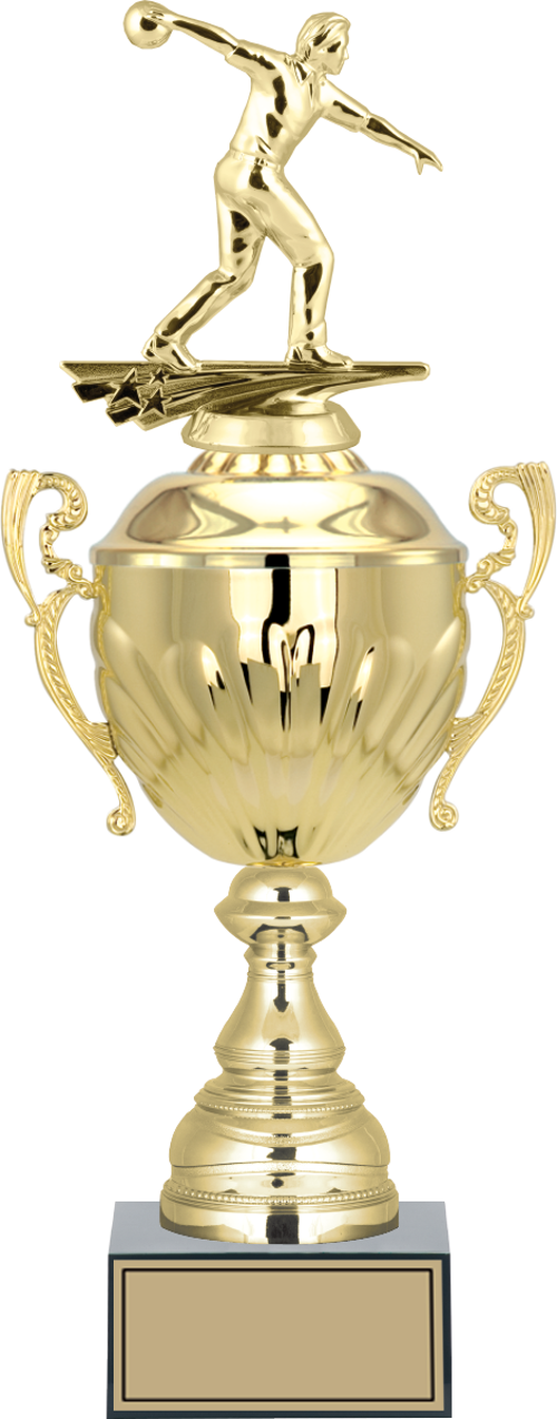 - Figürlü Kupalar - Bowling Erkek Figürlü Kupalar FG-089 C - 43 cm