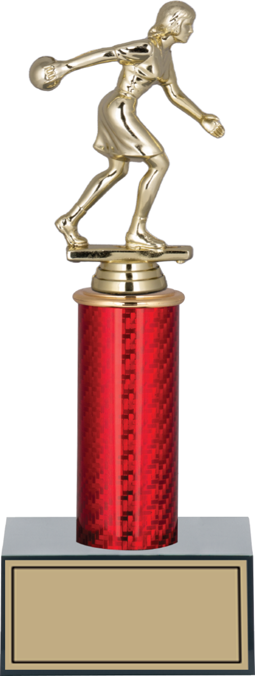 - Figürlü Kupalar - Bowling Kadın Figürlü Kupalar FG-004 A - 27 cm