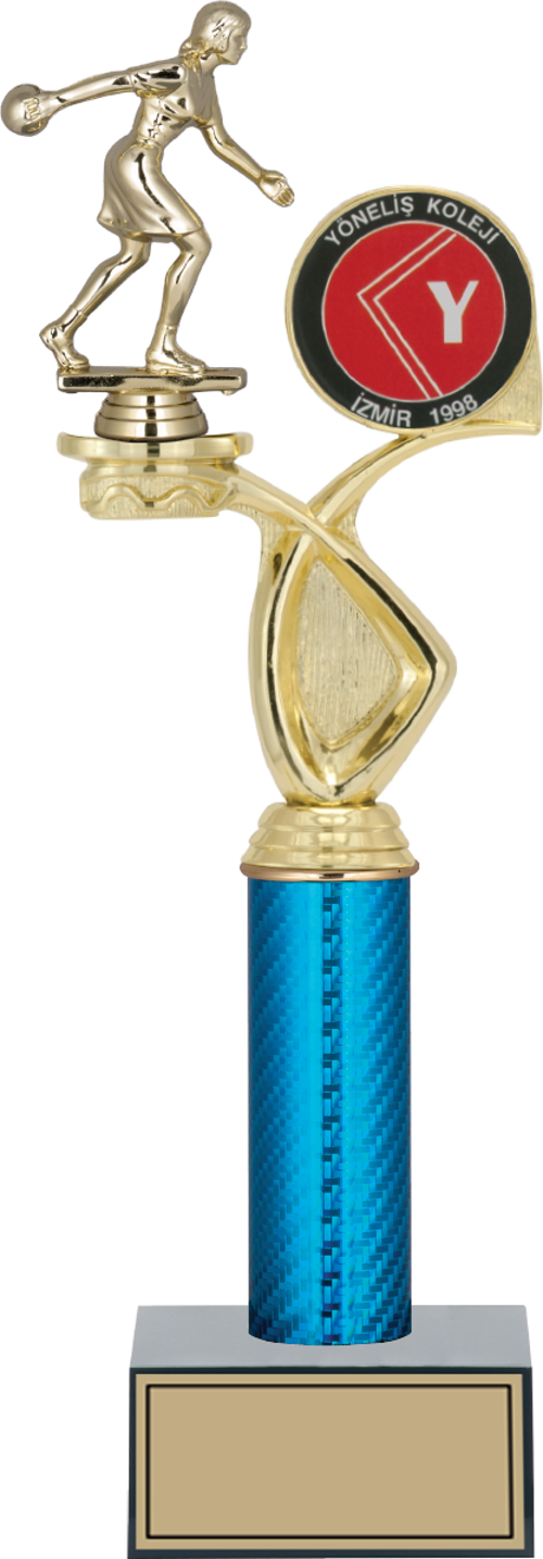 - Figürlü Kupalar - Bowling Kadın Figürlü Kupalar FG-017 A - 39 cm