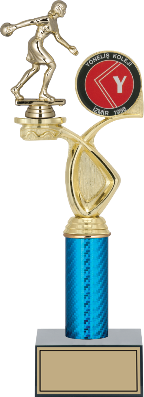 - Figürlü Kupalar - Bowling Kadın Figürlü Kupalar FG-017 B - 36 cm