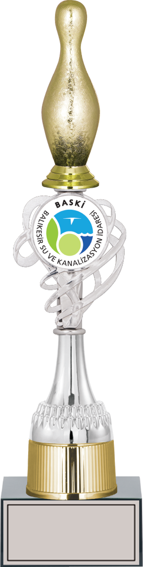 - Figürlü Kupalar - Bowling / Pin Figürlü Kupalar FG-036 B - 40 cm