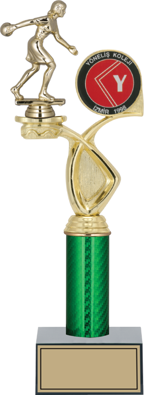 - Figürlü Kupalar - Bowling Kadın Figürlü Kupalar FG-018 B - 36 cm