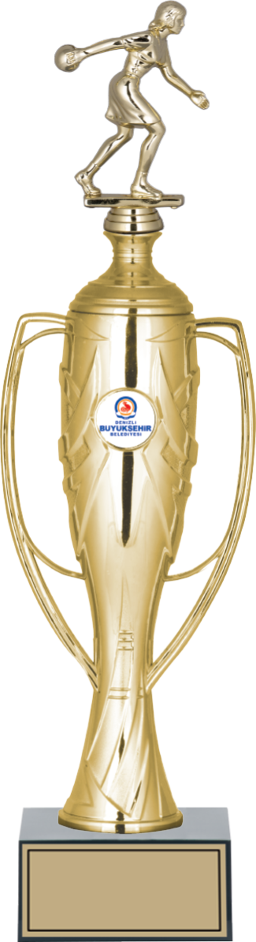 - Figürlü Kupalar - Bowling Kadın Figürlü Kupalar FG-026 A - 43 cm