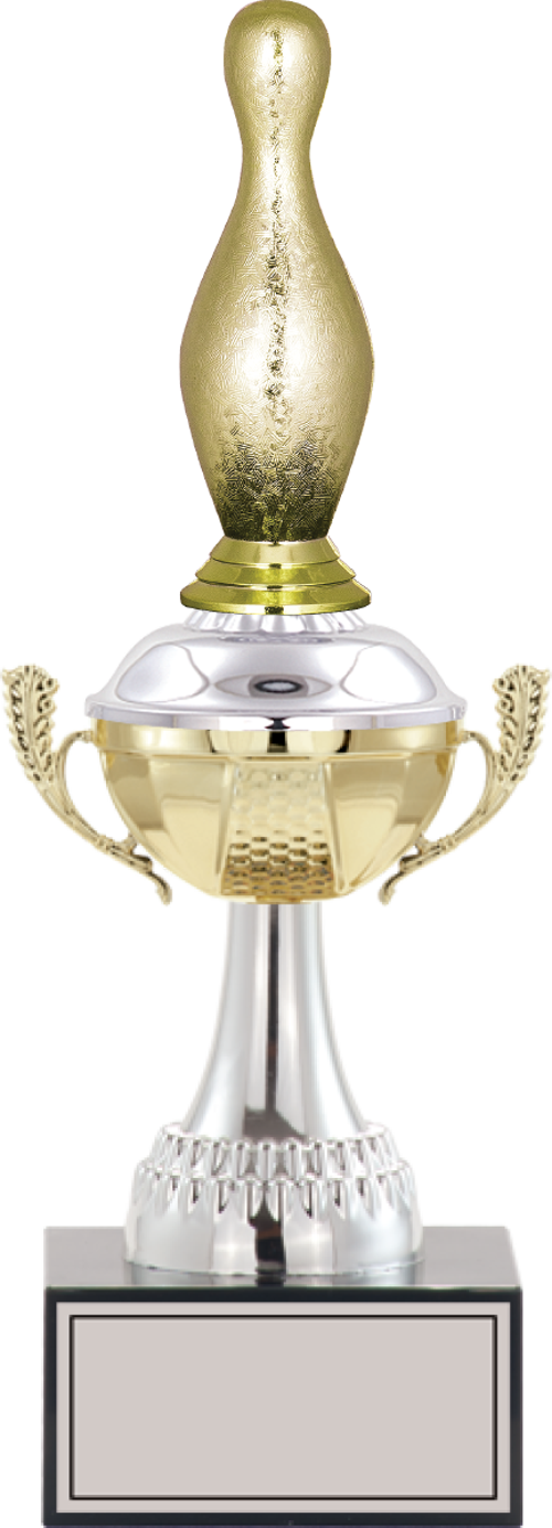 - Figürlü Kupalar - Bowling / Pin Figürlü Kupalar FG-046 B - 33 cm