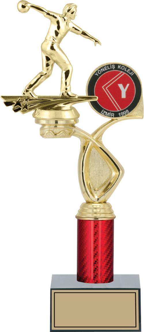 - Figürlü Kupalar - Bowling Erkek Figürlü Kupalar FG-016 C - 35 cm