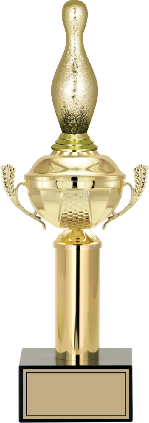 - Figürlü Kupalar - Bowling / Pin Figürlü Kupalar FG-048 C - 39 cm
