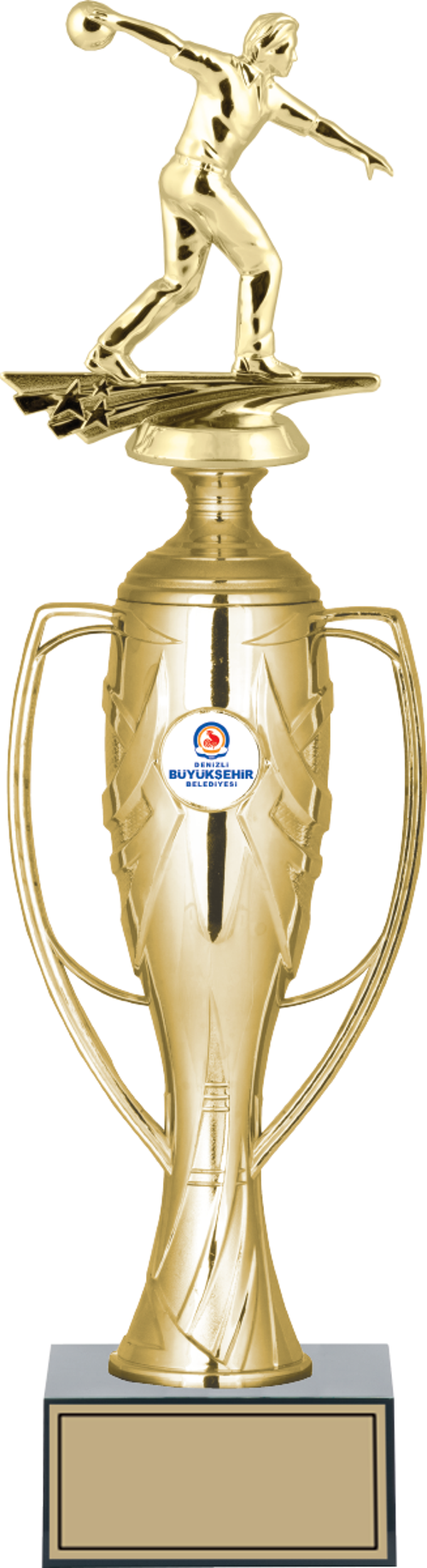 - Figürlü Kupalar - Bowling Erkek Figürlü Kupalar FG-026 B - 42 cm
