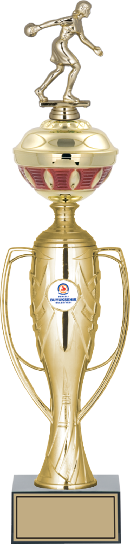- Figürlü Kupalar - Bowling Kadın Figürlü Kupalar FG-073 B - 49 cm