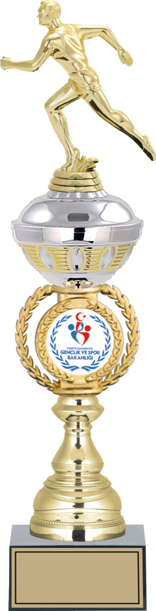- Figürlü Kupalar - Atletizm Erkek Figürlü Kupalar FG-066 C - 46 cm