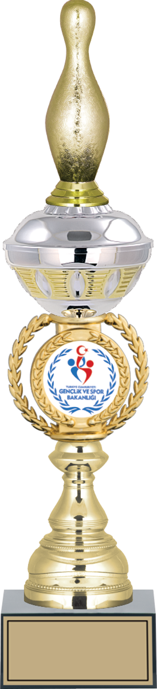 - Figürlü Kupalar - Bowling / Pin Figürlü Kupalar FG-066 C - 45 cm