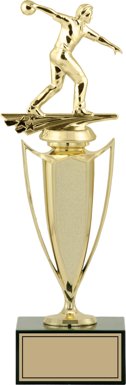 - Figürlü Kupalar - Bowling Erkek Figürlü Kupalar FG-039 A - 35 cm
