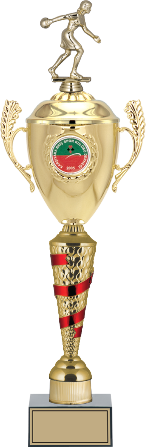 - Figürlü Kupalar - Bowling Kadın Figürlü Kupalar FG-084 C - 58 cm