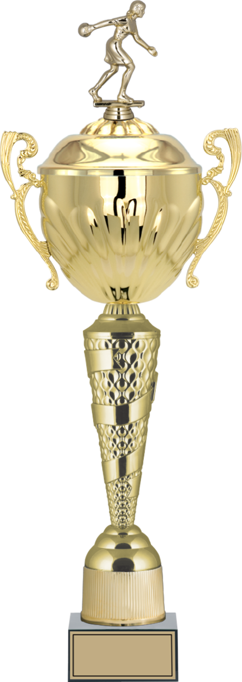 - Figürlü Kupalar - Bowling Kadın Figürlü Kupalar FG-090 A - 67 cm