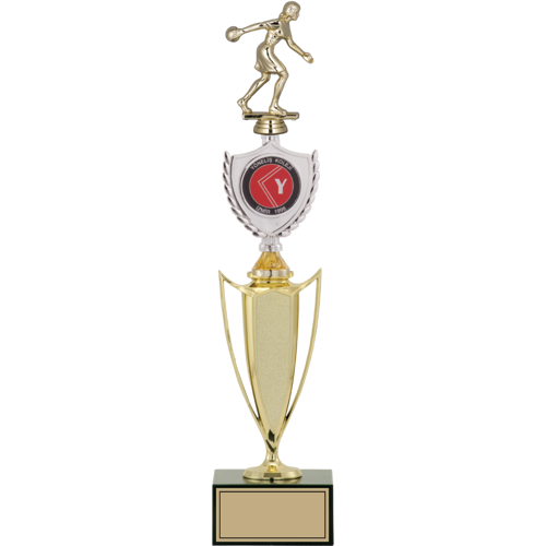 - Figürlü Kupalar - Bowling Kadın Figürlü Kupalar FG-042 A - 46 cm